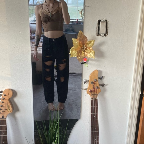 Black Ripped Jeans - Picture 7 of 10